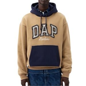 GAP x Dapper Dan DAP Harlem Logo Hoodie Limited Edition Color Block